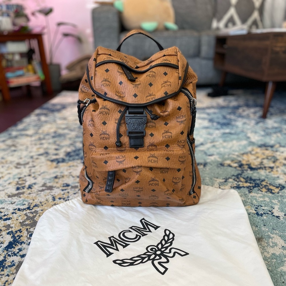 MCM Worldwide Backpack, Like New, Medium/Large